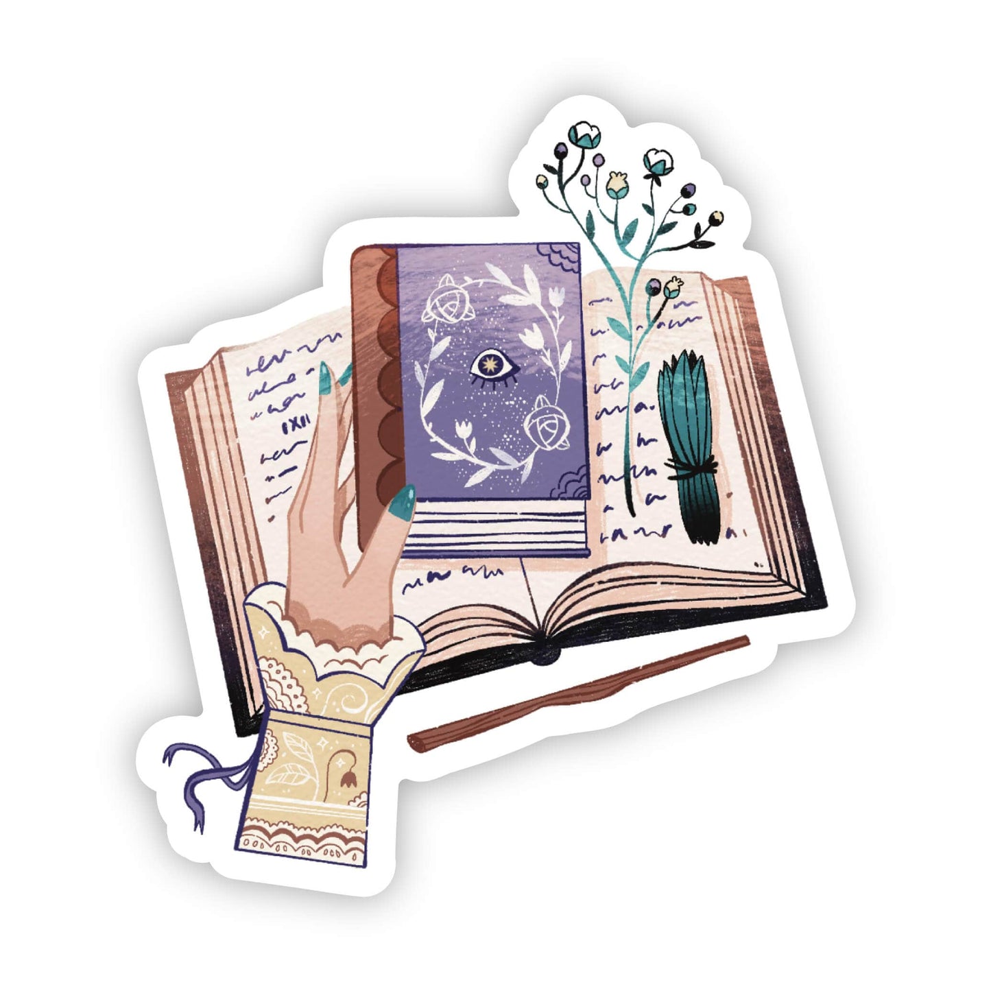 Mystical Book Sticker