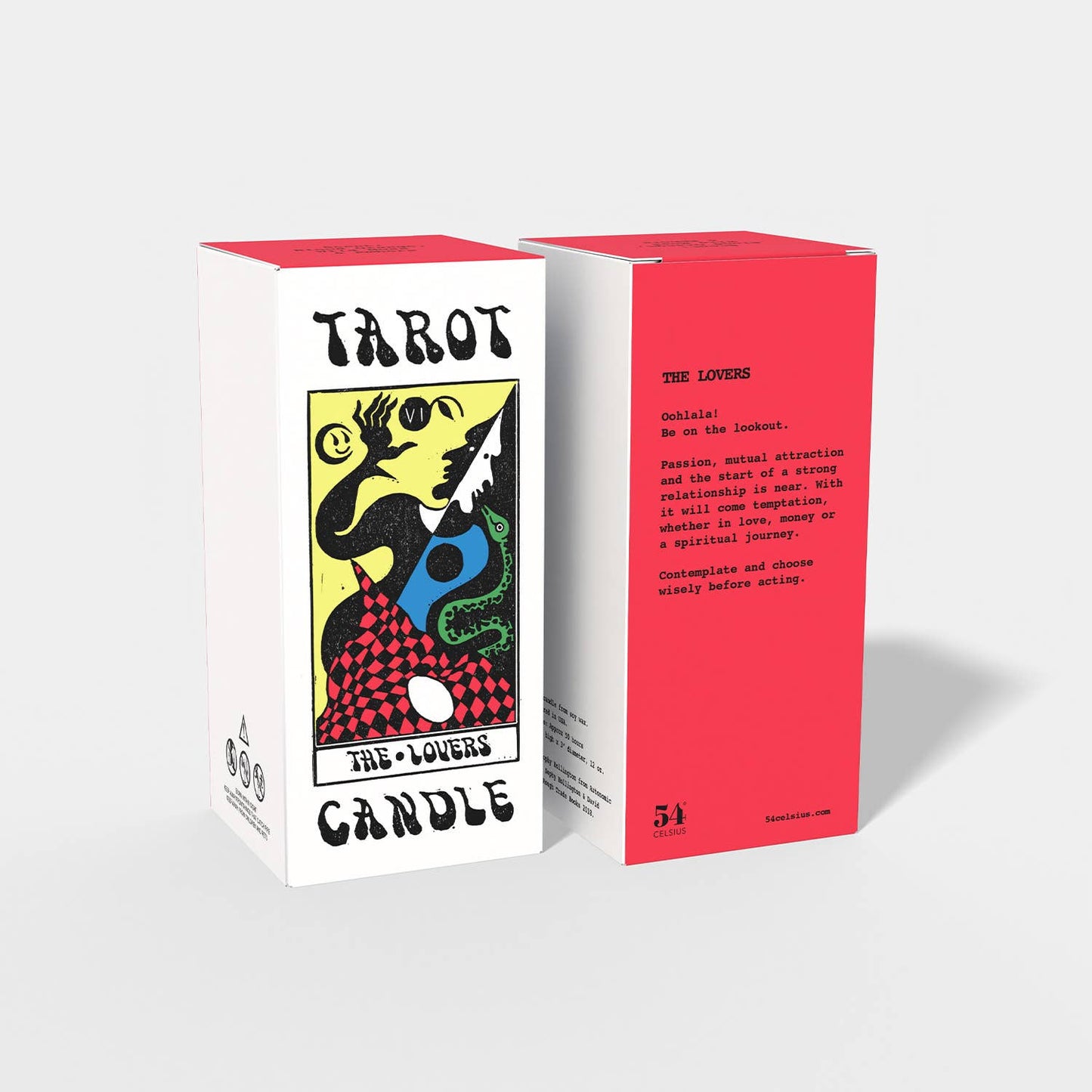 Tarot Candle: The Lovers