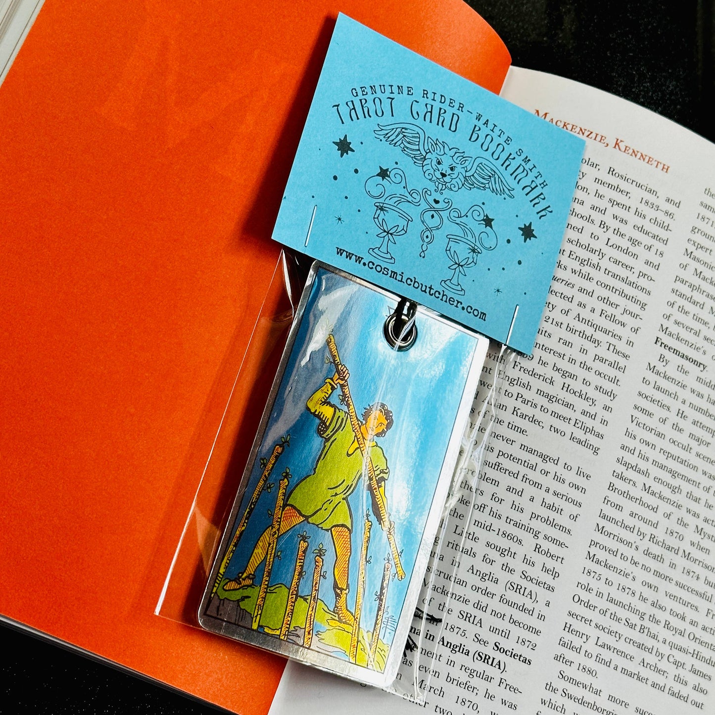 Real Tarot Card Bookmark