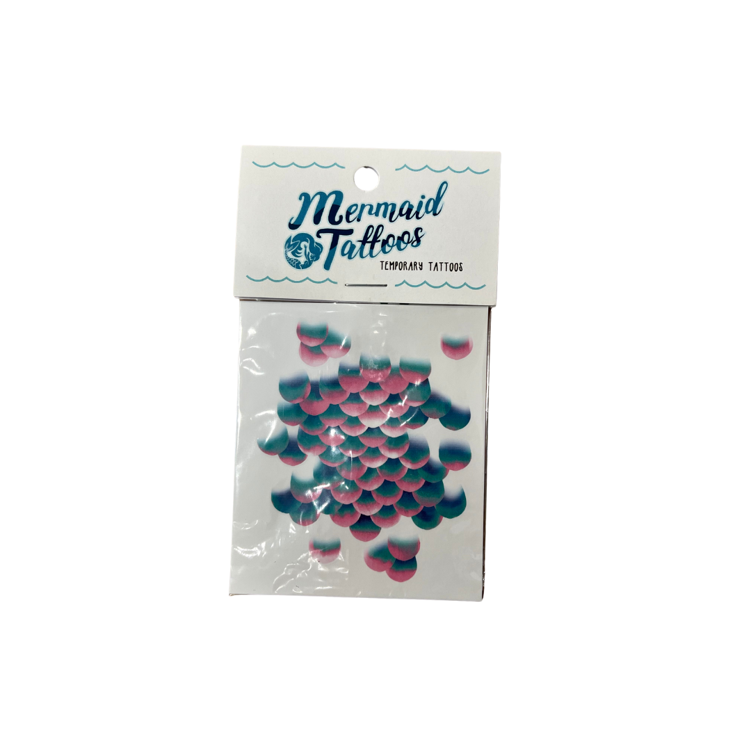 Mermaid Scales Temporary Tattoo