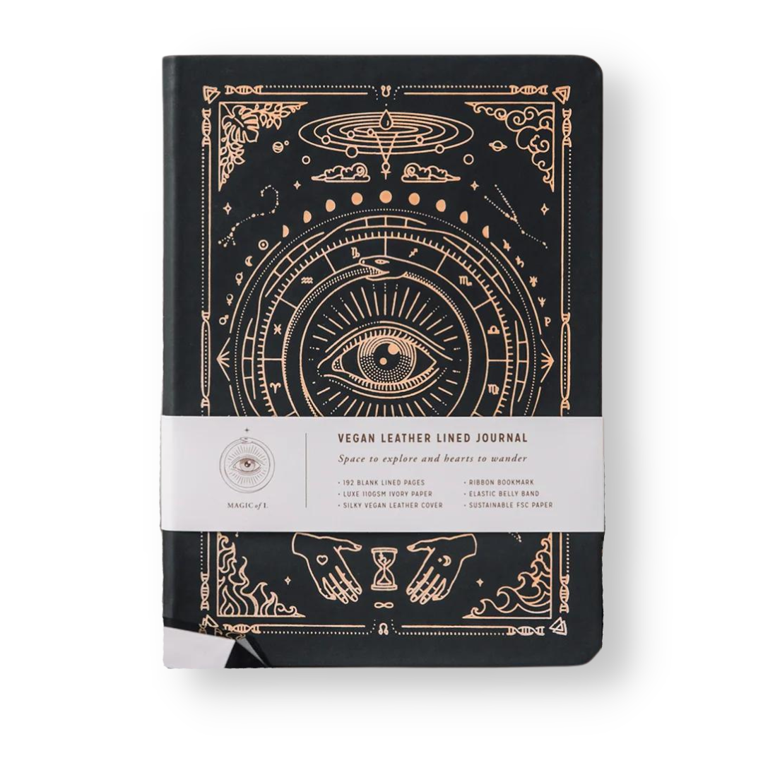 Magic of I Vegan Leather Journal - Lined