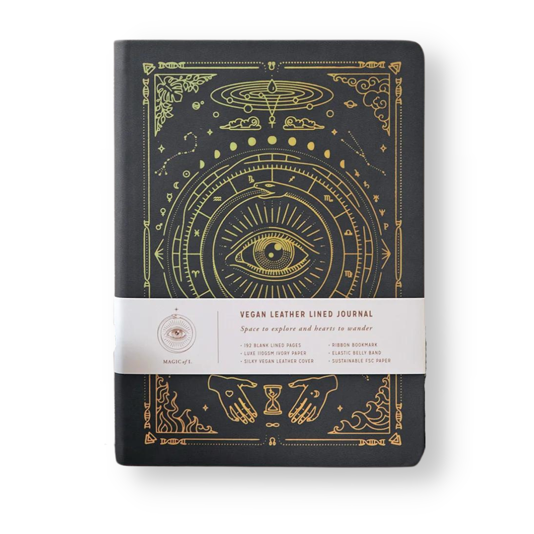 Magic of I Vegan Leather Journal - Lined