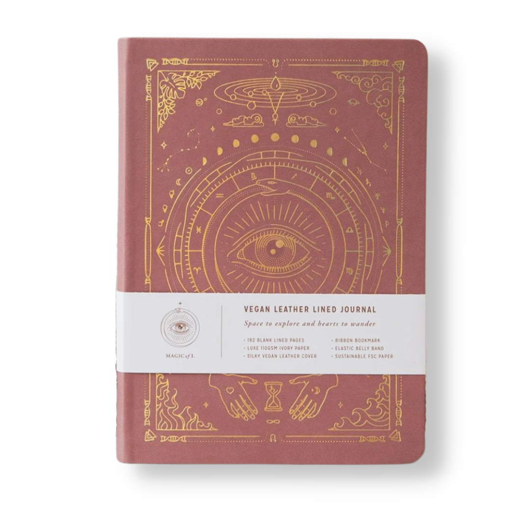Magic of I Vegan Leather Journal - Lined