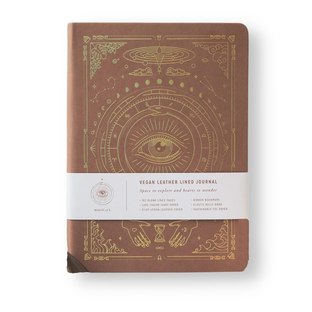 Magic of I Vegan Leather Journal - Lined