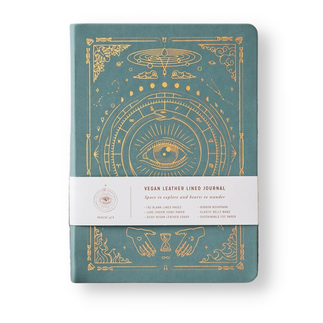 Magic of I Vegan Leather Journal - Lined
