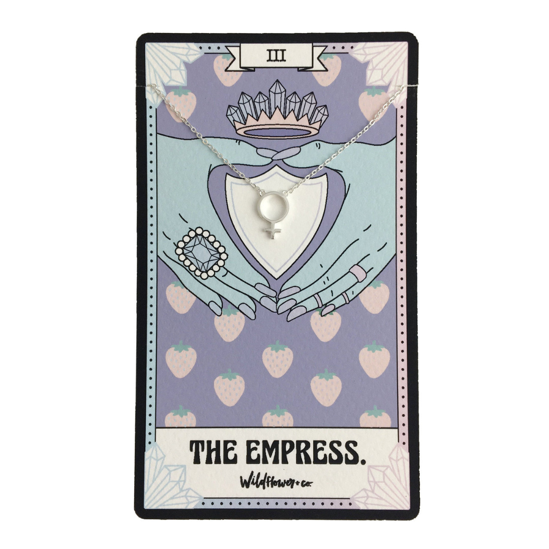 Tarot Card Necklace - The Empress