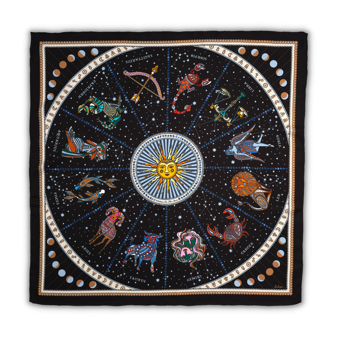 Written In The Stars Silk Square