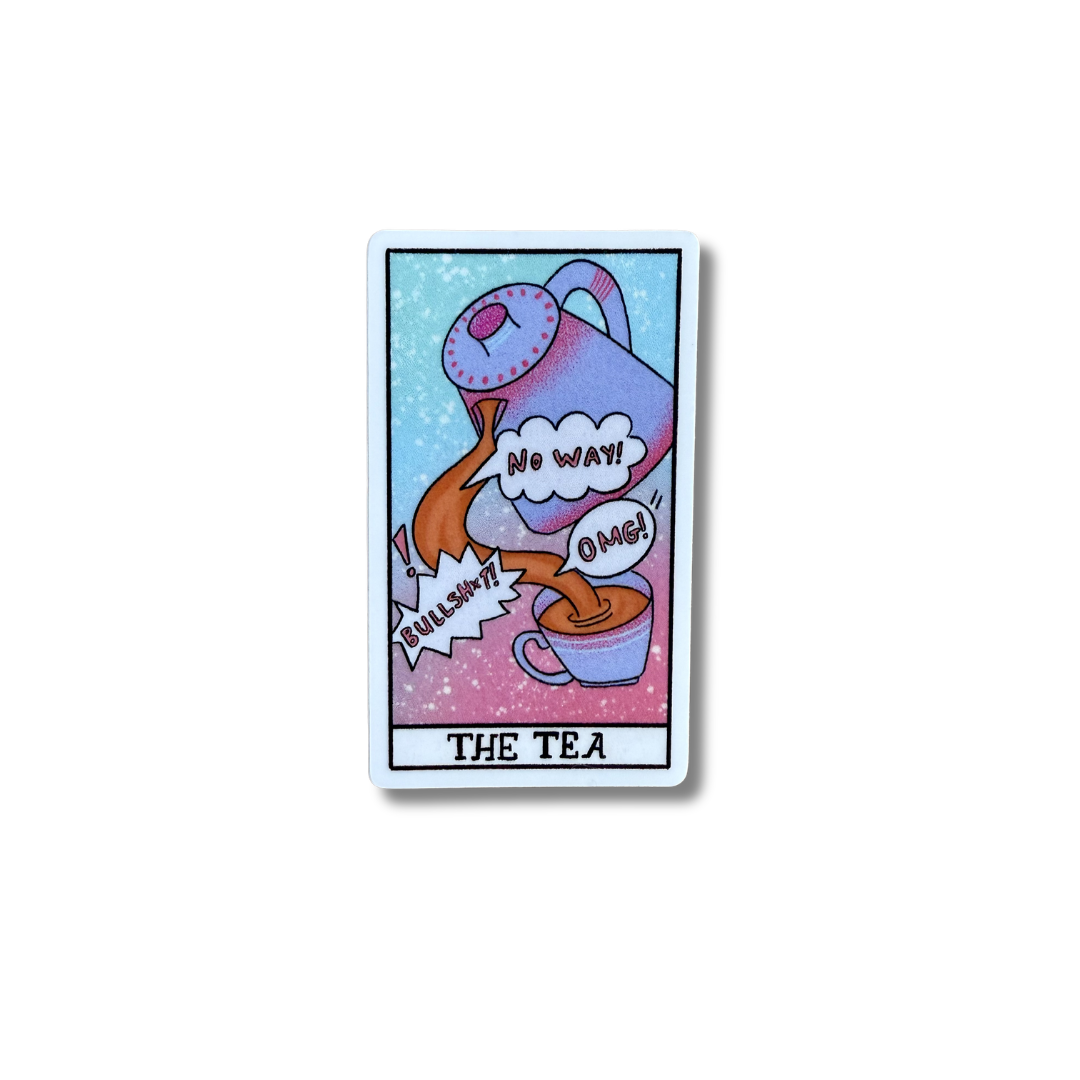 "The Tea" Tarot Card Sticker