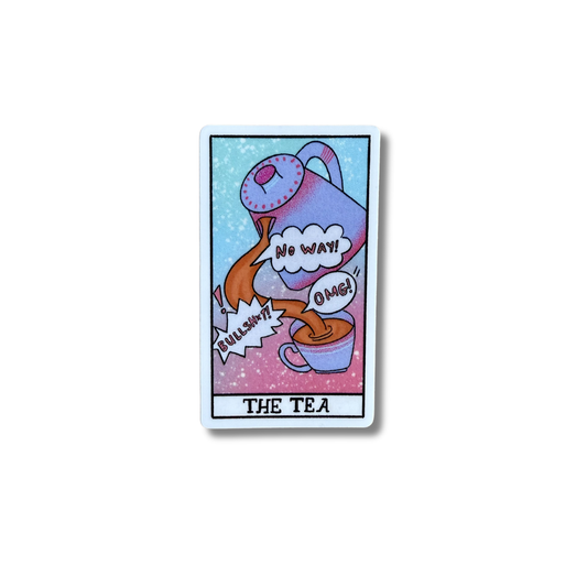 "The Tea" Tarot Card Sticker