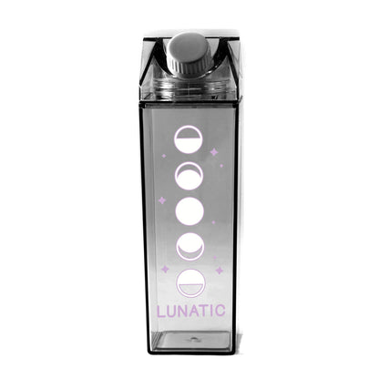 Lunatic Milk Carton Water Bottle