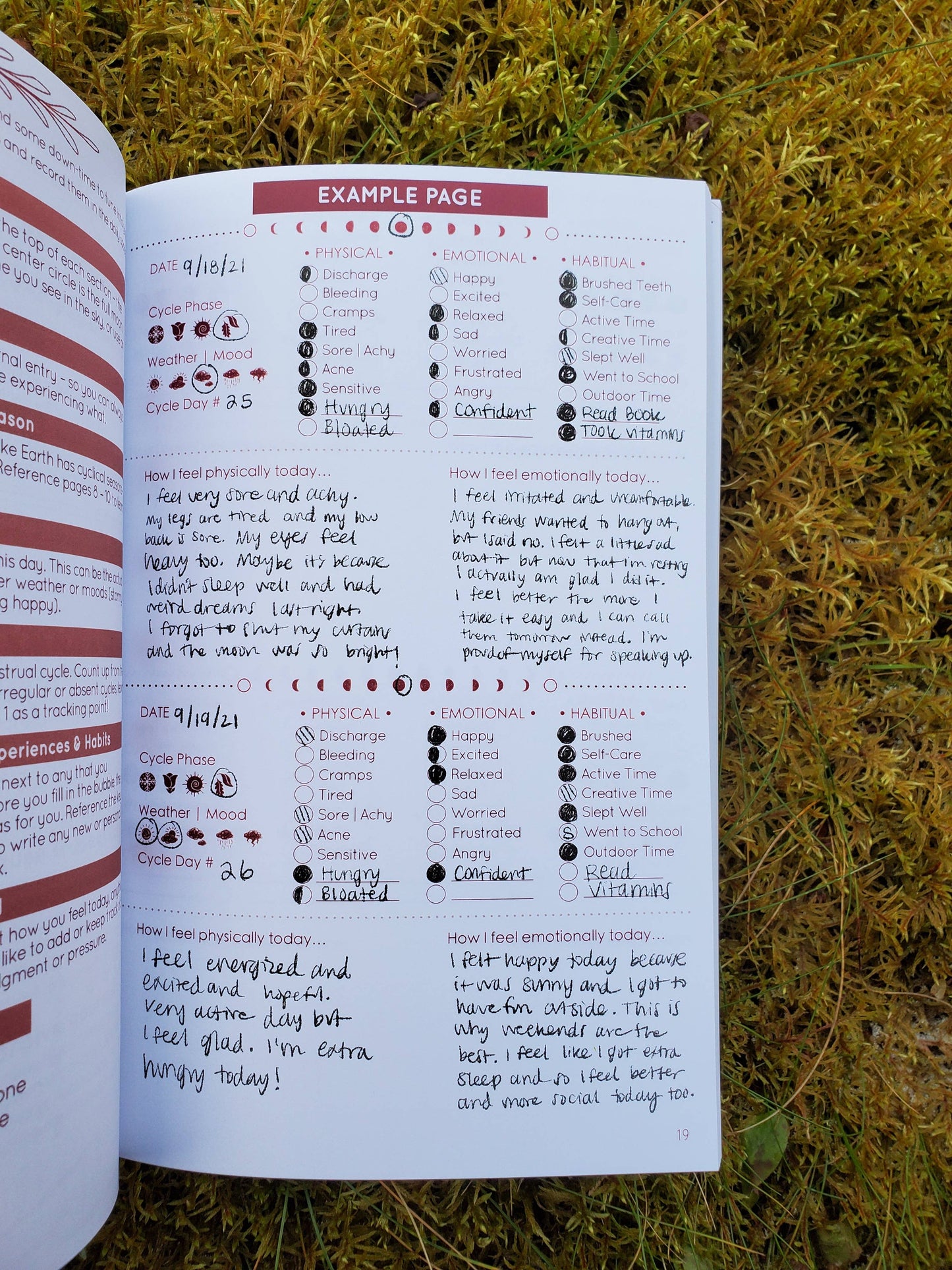 My Moon Cycles Journal: Youth Edition