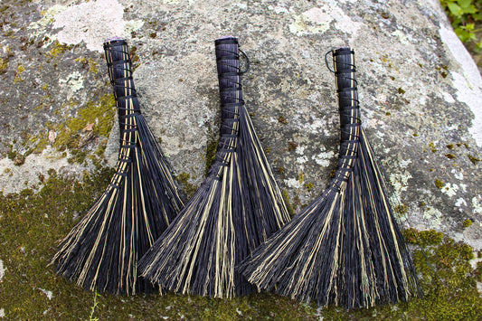 Black Streaked Hand Brooms