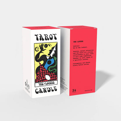 Tarot Candle: The Lovers