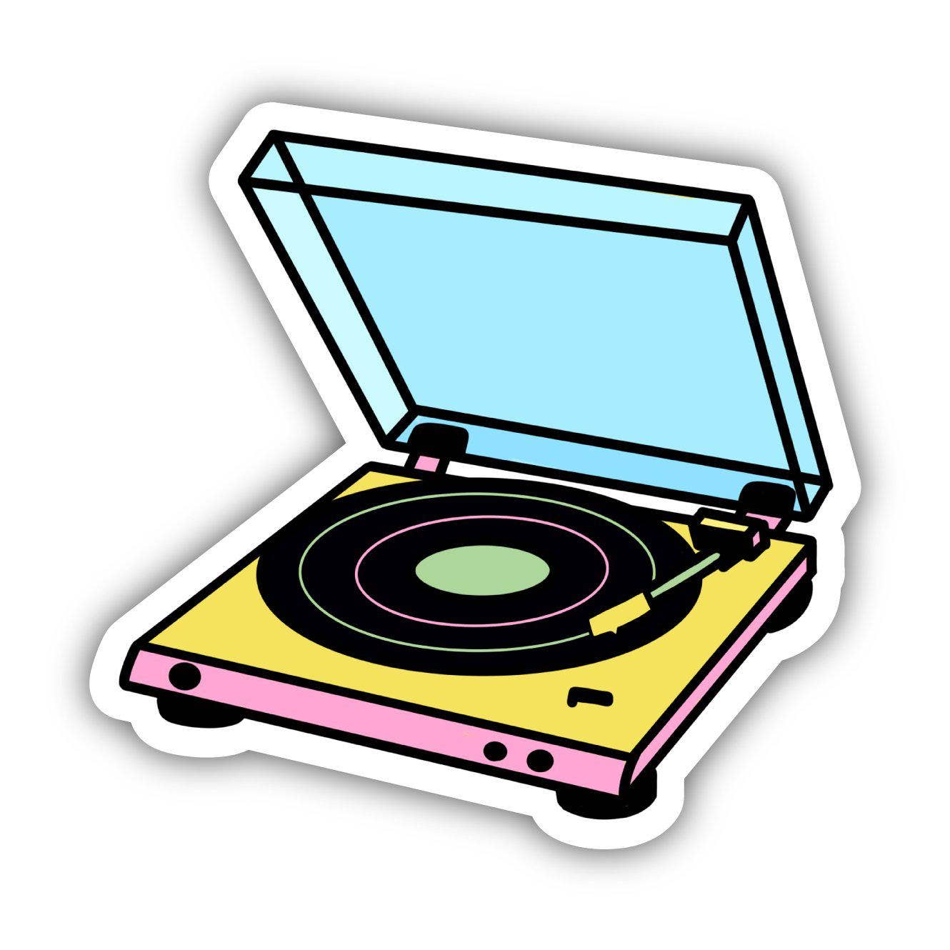 Record Player Sticker