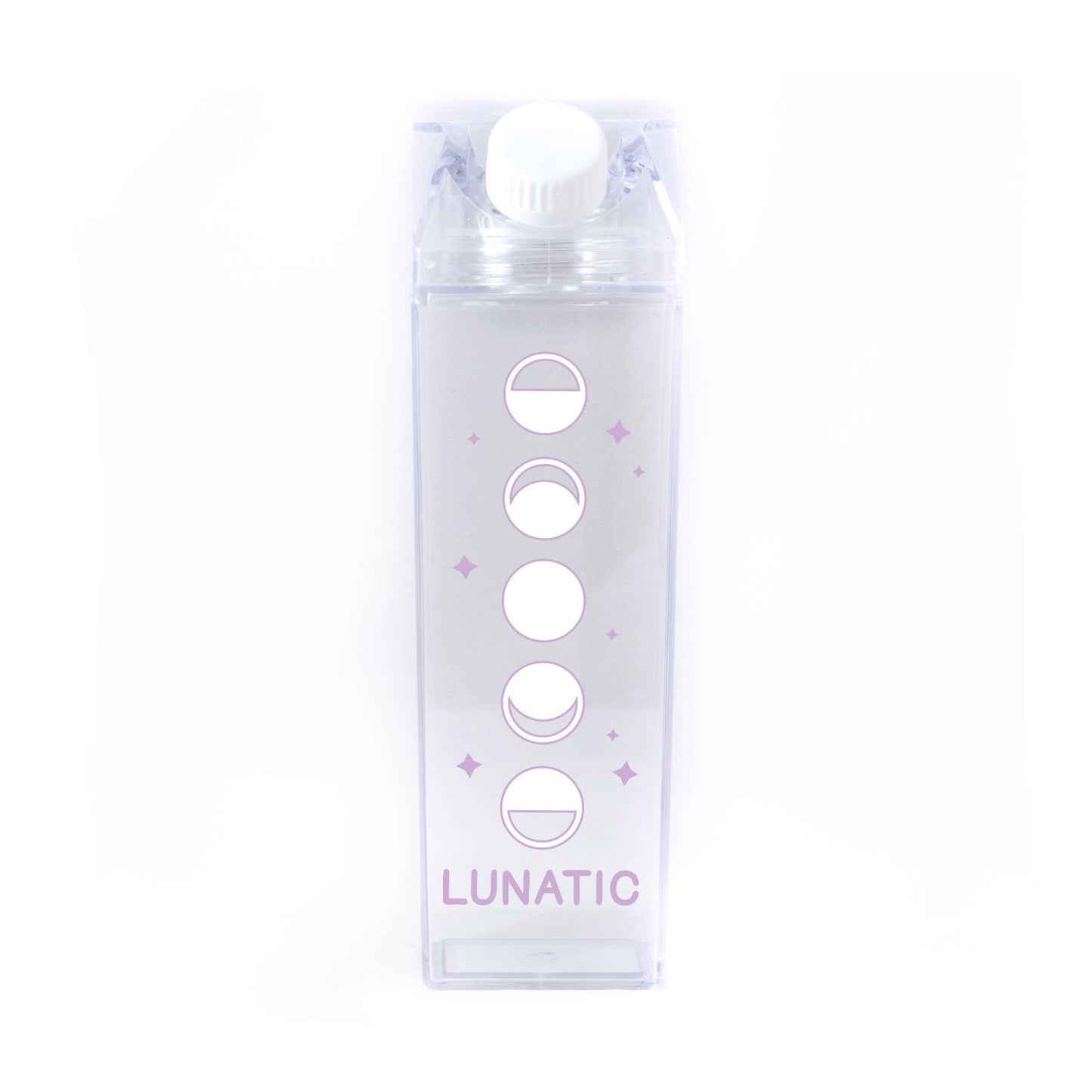Lunatic Milk Carton Water Bottle