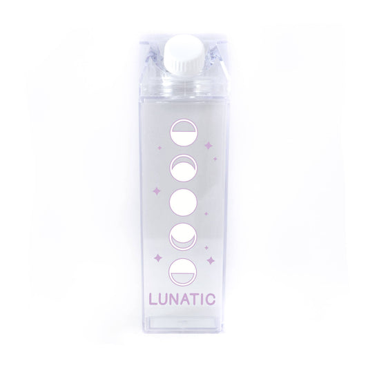 Lunatic Milk Carton Water Bottle