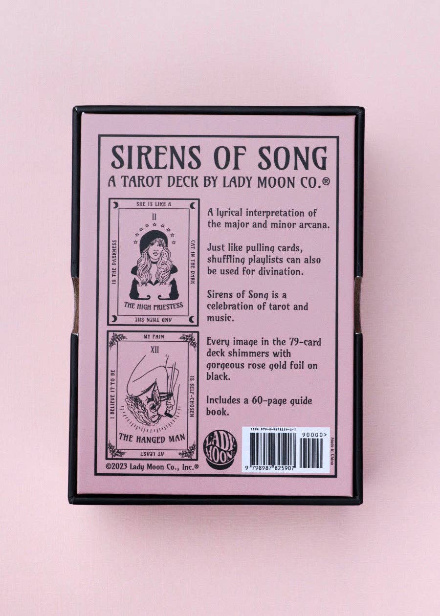 Sirens Of Song Tarot Deck (Rose Gold)