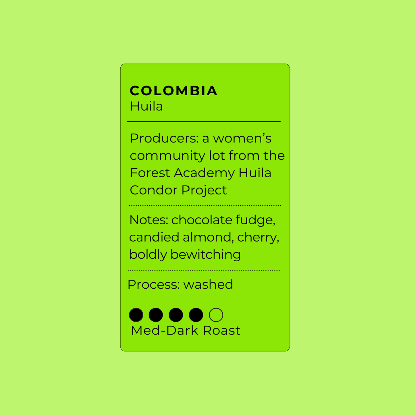Season of the Witch - Dark(ish) Colombia