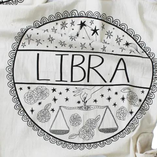 Libra Printed Tea Towel