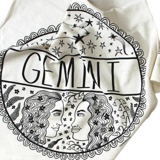 Gemini Printed Tea Towel