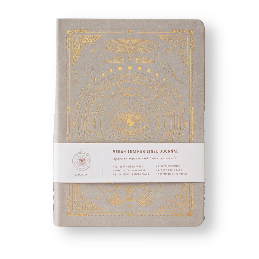 Magic of I Vegan Leather Journal - Lined