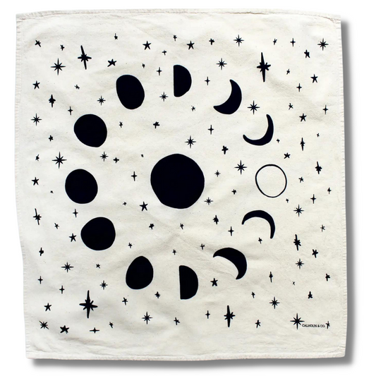 Moon Phases Tea Towel