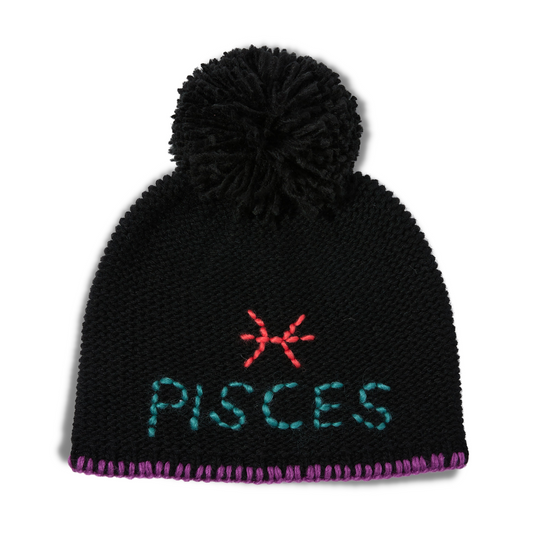 Pisces Pom Hat